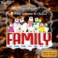 Personalized Gift For Family Bear Christmas Ornament 29574 thumb 1