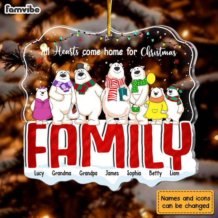 Personalized Gift For Family Bear Christmas Ornament 29574 1