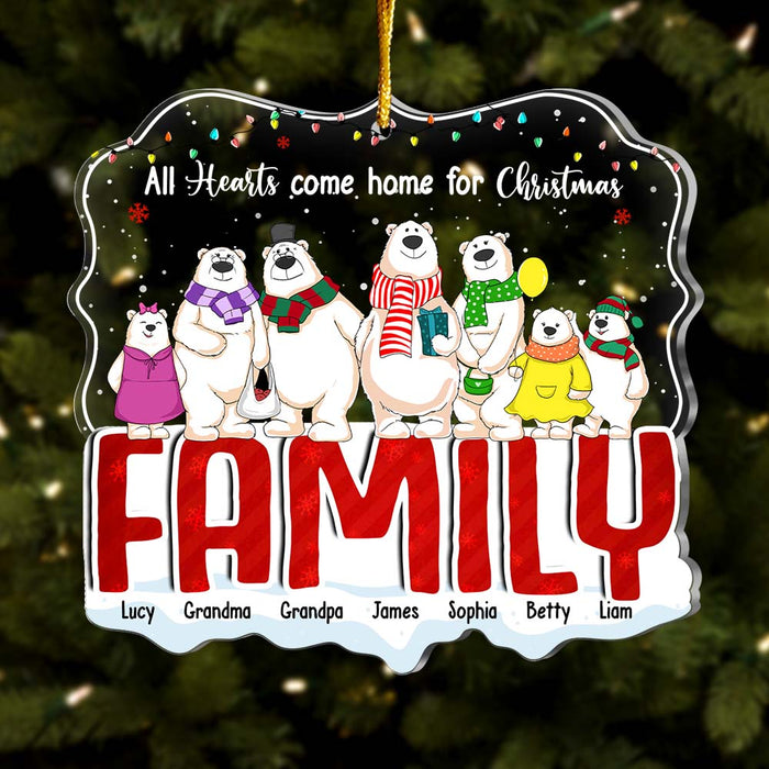 Personalized Gift For Family Bear Christmas Ornament 29574 1