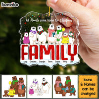 Personalized Gift For Family Bear Christmas Ornament 29574 thumb 1