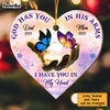 Personalized Butterfly Memorial Gift For Loss Of Loved One Heart Ornament 29575 1