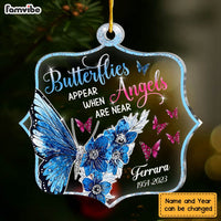 Personalized Memorial Gift When Angels Are Near Ornament 29576 thumb 1