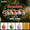 Personalized Grandma Heartstrings Christmas 2 Layered Mix Ornament 29577 1