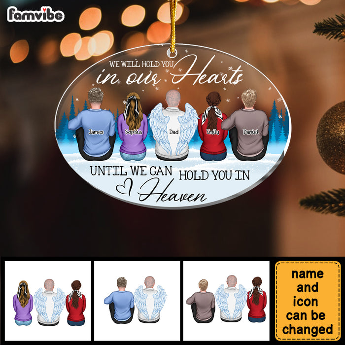 Personalized Memorial Gift Hold You In Heaven Ornament 29578 1