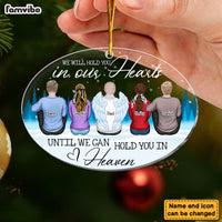 Personalized Memorial Gift Hold You In Heaven Ornament 29578 thumb 1