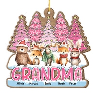 Personalized Gift For Grandma Woodland Animal Ornament 29580 thumb 1