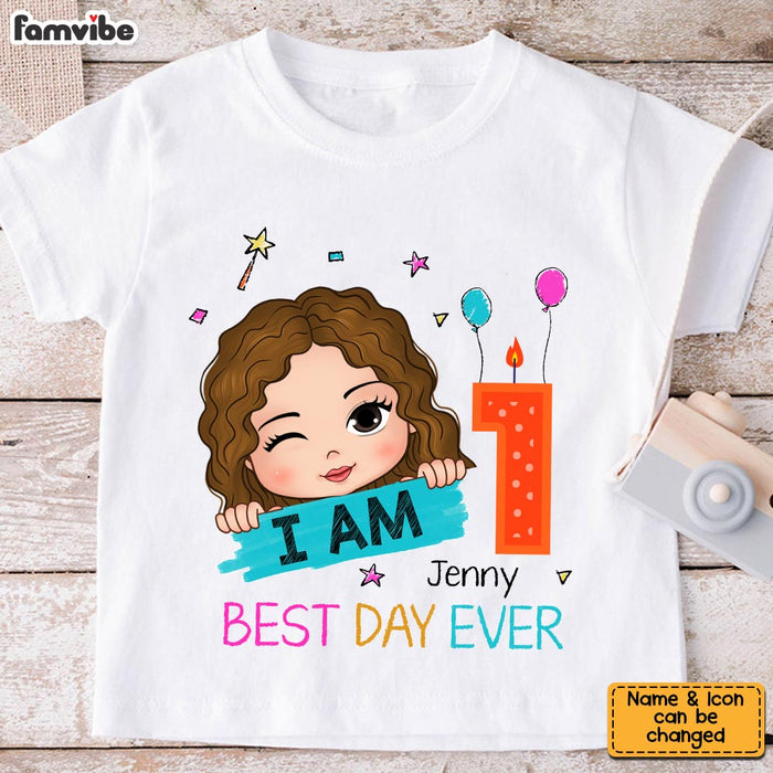 Personalized Birthday Gift For Granddaughter I Am 1 Kid T Shirt 29591 1