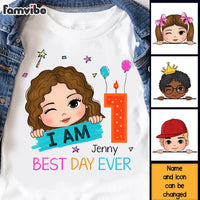 Personalized Birthday Gift For Granddaughter I Am 1 Kid T Shirt 29591 thumb 1