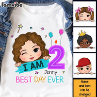 Personalized Birthday Gift For Granddaughter I Am 2 Kid T Shirt 29592 thumb 1