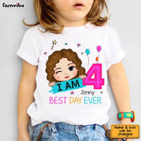 Personalized Birthday Gift For Granddaughter I Am 4 Kid T Shirt 29595 thumb 1