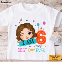 Personalized Birthday Gift For Granddaughter I Am 6 Kid T Shirt 29596 thumb 1