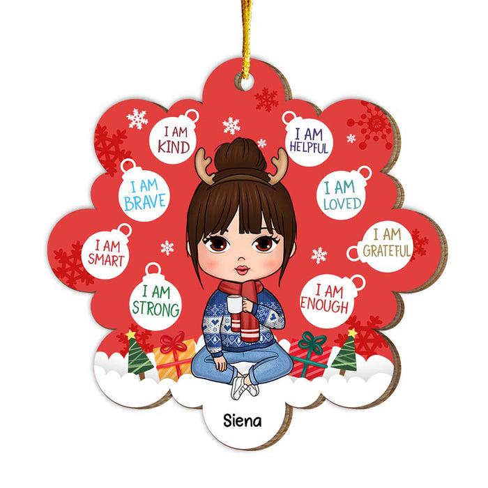 Personalized Gift For Granddaughter I Am Kind Ornament 29600 1