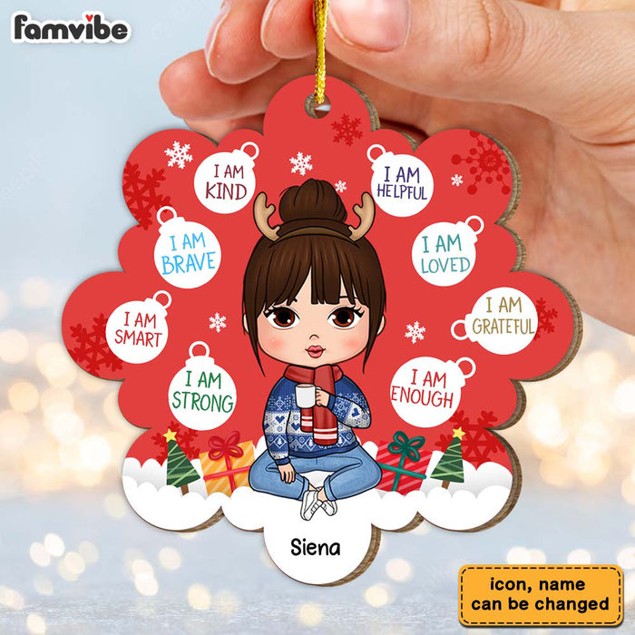 Personalized Gift For Granddaughter I Am Kind Ornament 29600 1