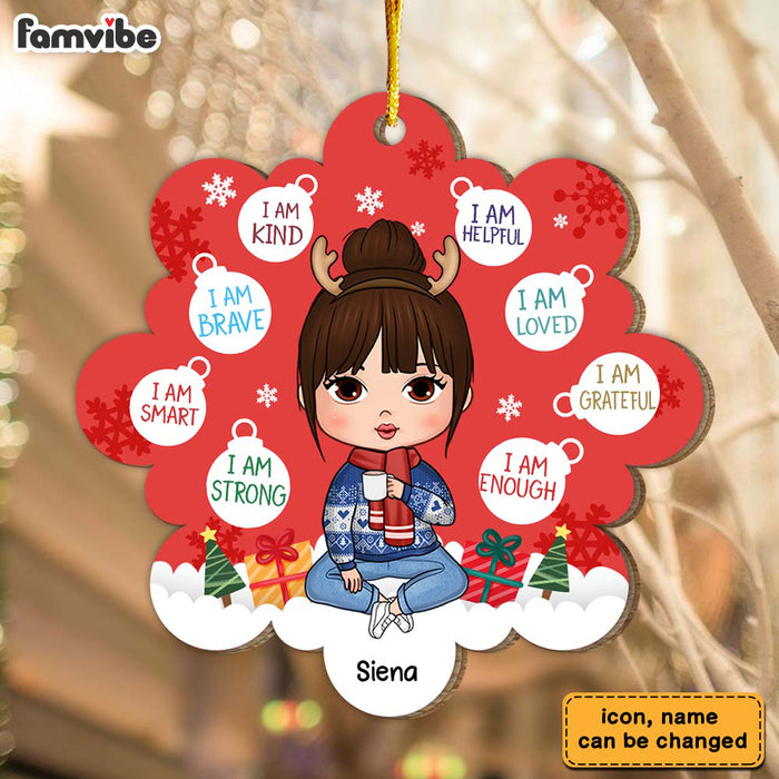 Personalized Gift For Granddaughter I Am Kind Ornament 29600 1