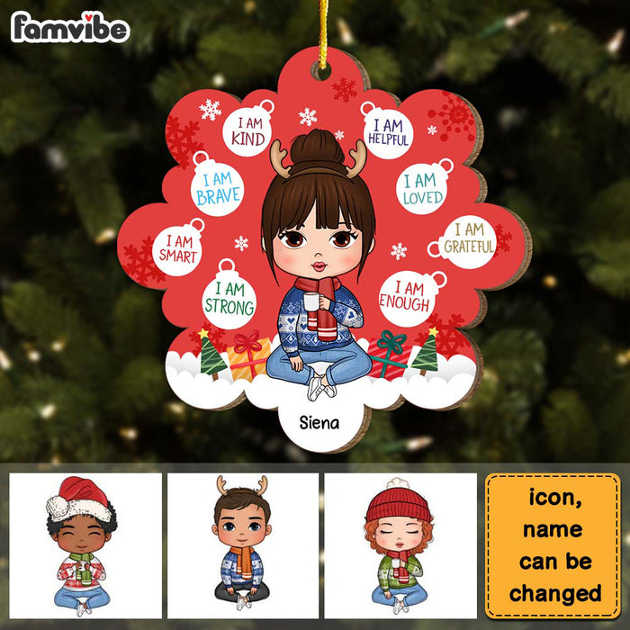 Personalized Gift For Granddaughter I Am Kind Ornament 29600 1