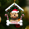 Personalized Christmas Gift For Dog Lovers  Dog House Ornament 29601 1