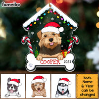 Personalized Christmas Gift For Dog Lovers  Dog House Ornament 29601 thumb 1