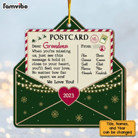 Personalized Letter To Grandma Postcard Ornament 29603 thumb 1