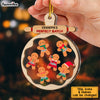 Personalized Gingerbread Christmas Grandma's Perfect Batch 2 Layered Mix Ornament 29604 1