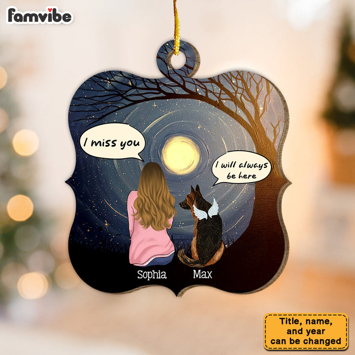 Personalized Gift For Pet Loss Ornament 29605 1
