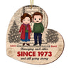 Personalized Gift For Old Couple Annoying Each Other Christmas Ornament 29608 1