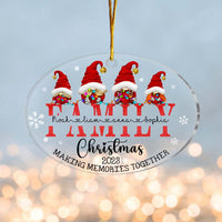 Personalized Gift For Family Making Memories Together Gnome Ornament 29609 thumb 1