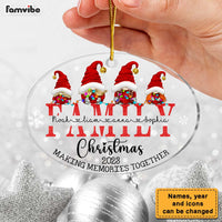 Personalized Gift For Family Making Memories Together Gnome Ornament 29609 thumb 1