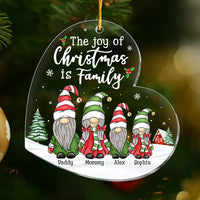 Personalized Gift For Family The Joy Of Christmas Is Family Ornament 29610 thumb 1