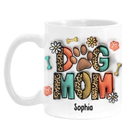 Personalized 3D Inflated Dog Mom Mug 29611 thumb 1