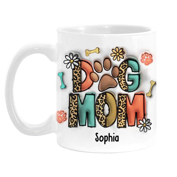 To The World's Best Dog Mom, Personalized Accent Mug, Mother's Day Gifts