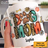 Personalized 3D Inflated Dog Mom Mug 29611 thumb 1