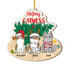 Personalized Gift For Cat Lovers Merry Catmess Ornament 29612 1