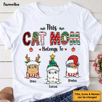 Personalized Christmas Gift For Cat Mom Shirt - Hoodie - Sweatshirt 29614 thumb 1