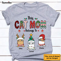 Personalized Christmas Gift For Cat Mom Shirt - Hoodie - Sweatshirt 29614 thumb 1