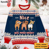 Personalized Nice Until Proven Naughty Ugly Sweater 29615 1