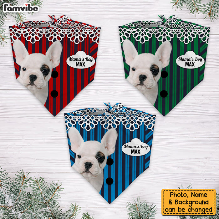 Personalized Christmas For Dog Mama's Boy Bandana 29617 1