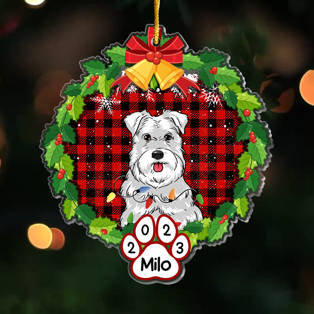 Personalized Christmas Gift For Dog Mom Ornament 29618 Primary Mockup