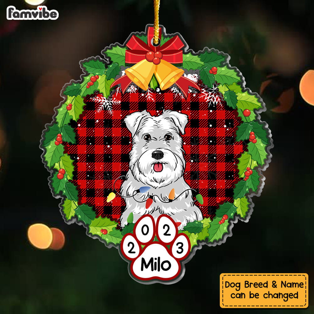 Personalized Christmas Gift For Dog Mom Ornament 29618 Primary Mockup