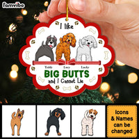 Personalized I Like Big Butts And I Cannot Lie Ornament 29621 thumb 1