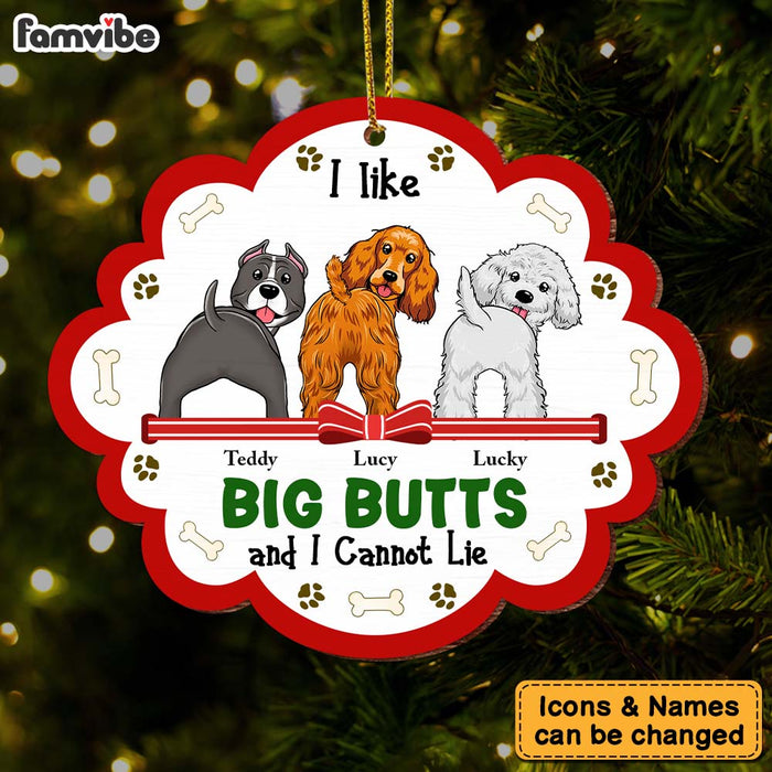 Personalized I Like Big Butts And I Cannot Lie Ornament 29621 1