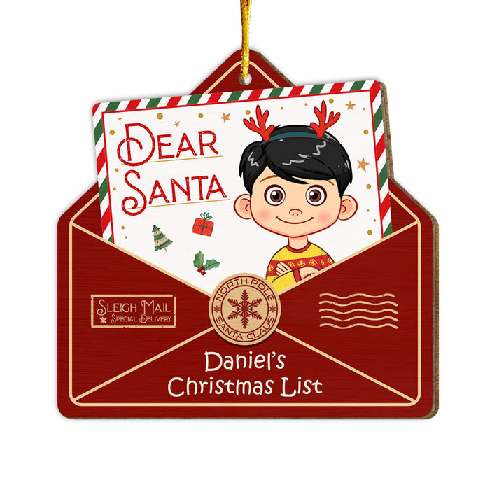 Personalized Christmas Gift For Grandson Christmas List Ornament 29622 1