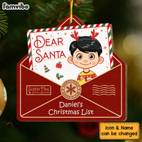 Personalized Christmas Gift For Grandson Christmas List Ornament 29622 thumb 1