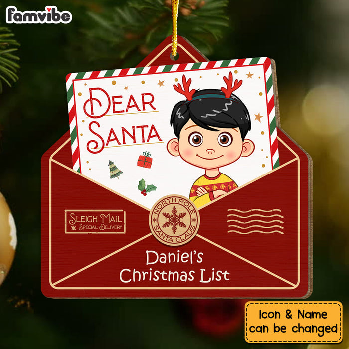Personalized Christmas Gift For Grandson Christmas List Ornament 29622 1