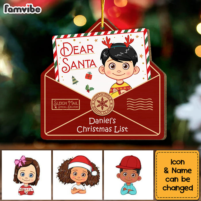 Personalized Christmas Gift For Grandson Christmas List Ornament 29622 1