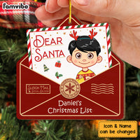 Personalized Christmas Gift For Grandson Christmas List Ornament 29622 thumb 1
