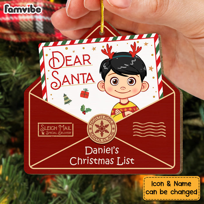 Personalized Christmas Gift For Grandson Christmas List Ornament 29622 1