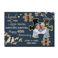 Personalized I Loved You Then I Love You Still Anniversary Gift Canvas 29624 thumb 1