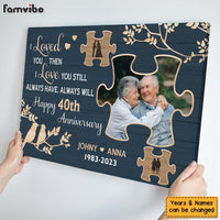Personalized I Loved You Then I Love You Still Anniversary Gift Canvas 29624 thumb 1