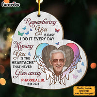 Personalized Memorial Christmas Ornament For Loss Of Mom Dad 29625 thumb 1