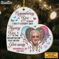 Personalized Memorial Christmas Ornament For Loss Of Mom Dad 29625 thumb 1